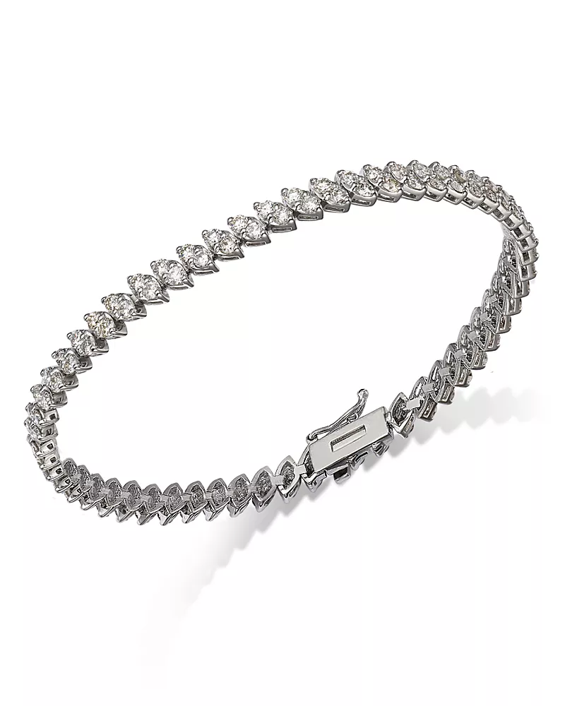 Bloomingdale's Diamond Tennis Bracelet in 14K White Gold, 3.50 tcw
