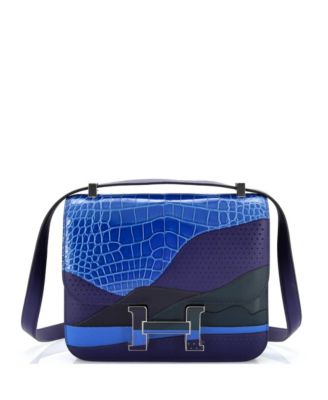 Pre-Owned Hermes 24 Constance Au Bout du Monde Bag Mixed Media