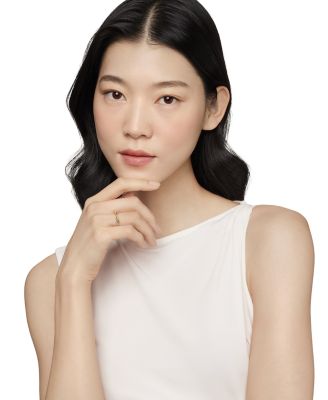 Petite Infinity Band Ring in Sterling Silver with 14K Yellow Gold