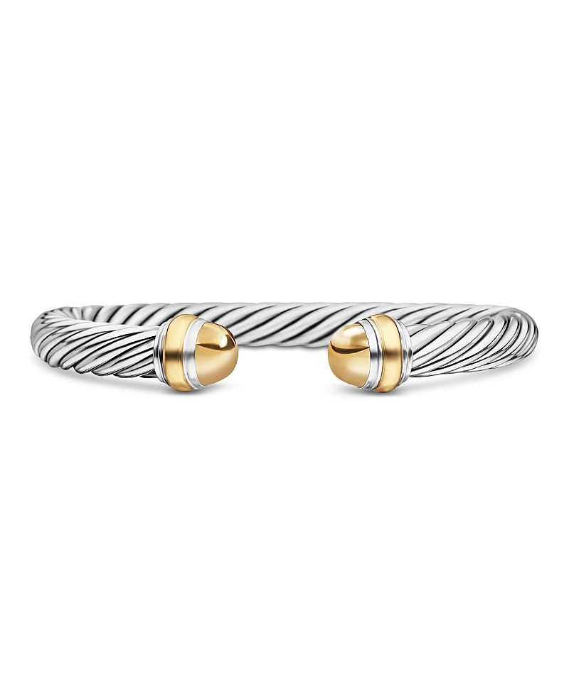 David Yurman Cable Classic Bracelet with 14K Yellow Gold