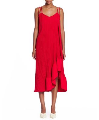 Lanvin - Pleated Dress With Straps