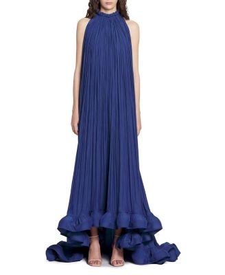 Lanvin - Long Charmeuse Tribute Dress