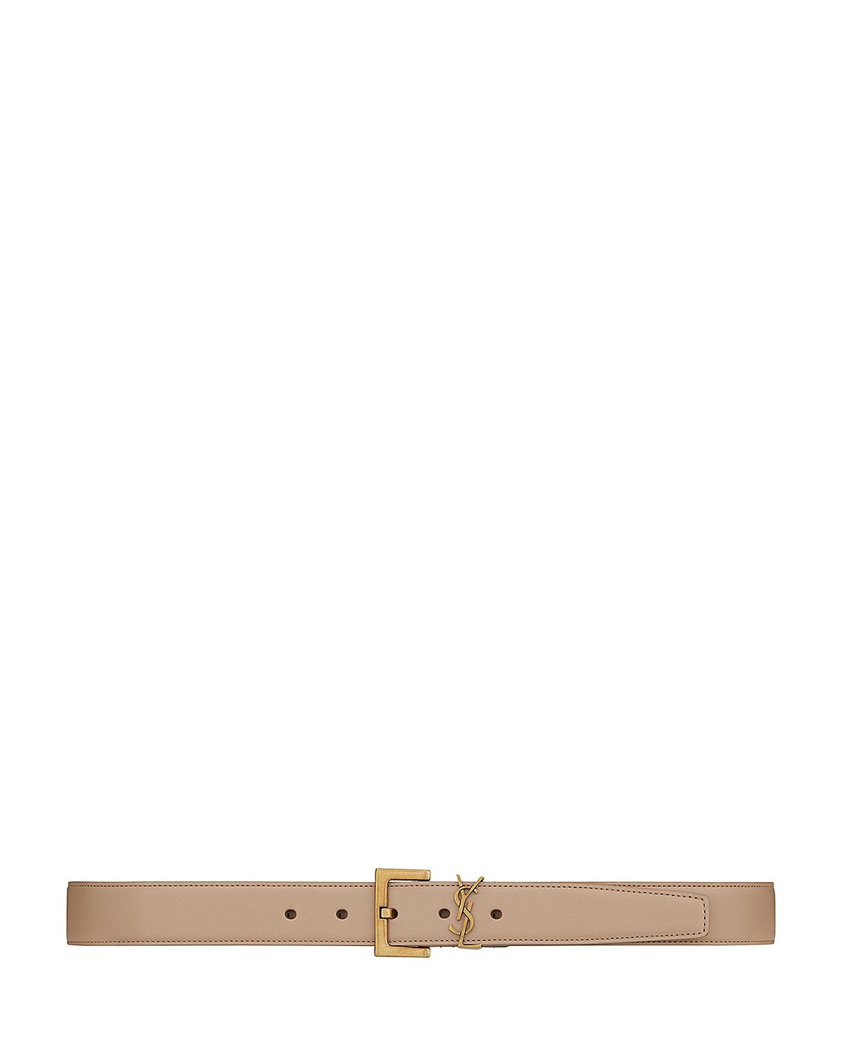 Saint Laurent Cassandre Belt with Square Buckle