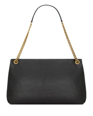 ショルダーバッグ・ポシェット Saint Laurent LARGE CALYPSO SHOULDER BAG Calypso Large padded textured-leather shoulder bag | SAINT