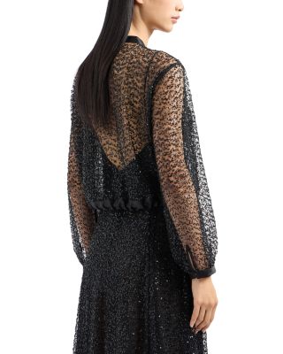 Sheer Sequin Jacket