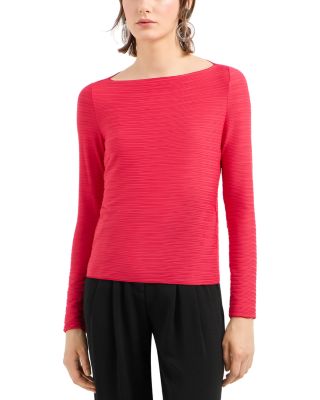 Emporio Armani - Stretch Jacquard Jersey Long Sleeve Top