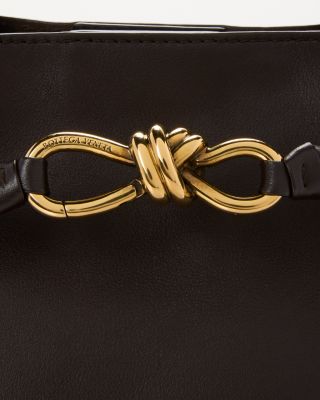 Medium Andiamo Leather Top Handle Bag