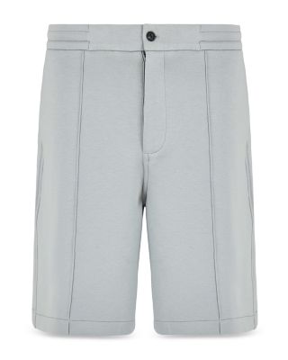 Cotton Blend Double Jersey Regular Fit Bermuda Shorts