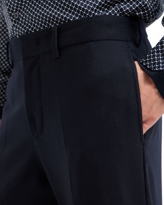 Bonded Cotton Stretch Regular Fit Pants 