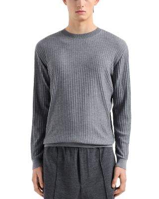 Emporio Armani - Travel Essentials Ribbed Effect Wool Sweater