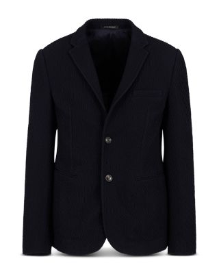Textured Stretch Blazer