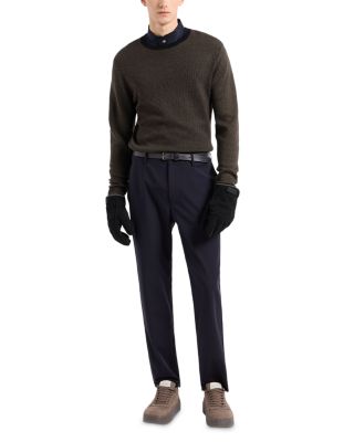 Jersey Knit Regular Fit Band Collar Polo Shirt