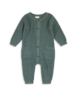 FIRSTS by petit lem - Boys' Pointelle Knit Coveralls - Baby