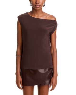 Drop Shoulder Asymmetric Top