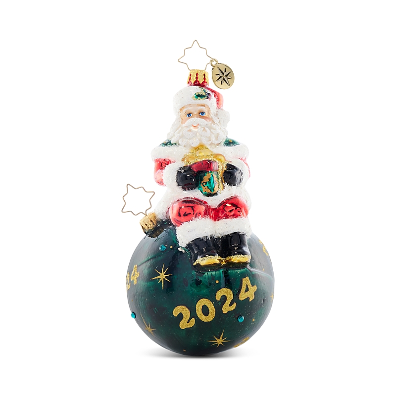 Christopher Radko 2024 Christmas Wishes Glass Ornament