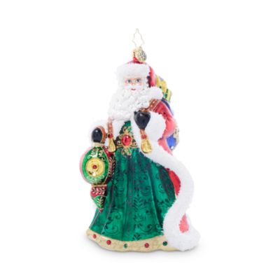 Christopher Radko - Santa's Sparkling Keepsake Glass Ornament