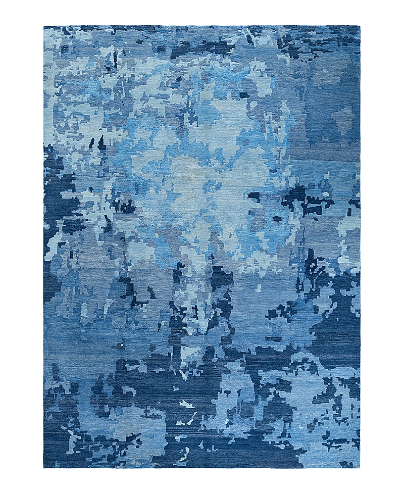 Bloomingdale's Indo Modern M7327 Area Rug, 9'2 X 12'4 In Blue