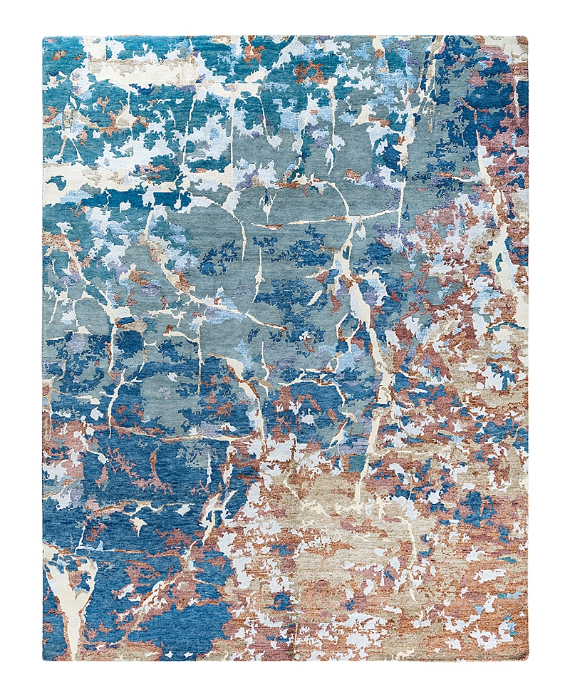 Bloomingdale's Indo Modern M7381 Area Rug, 8'1 X 10'3 In Gray