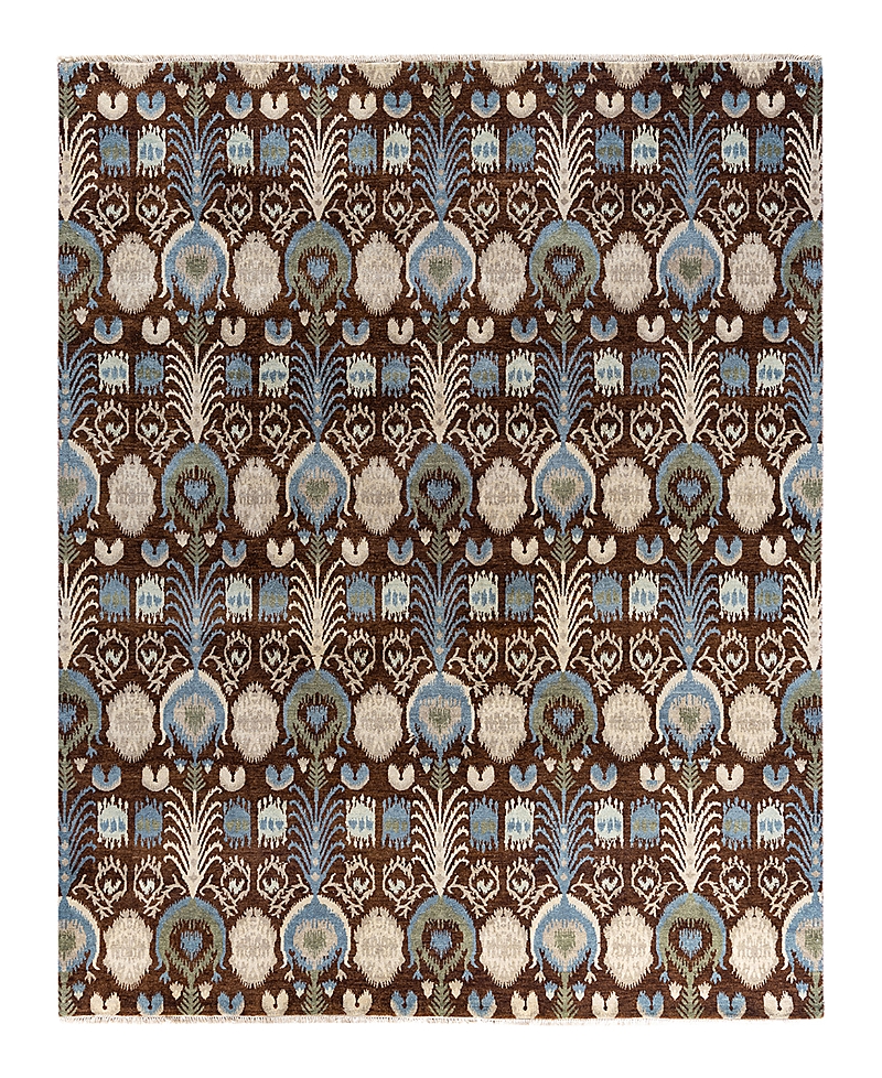 Bloomingdale's Indo Ikat M6036 Area Rug, 8'1 X 10' In Brown
