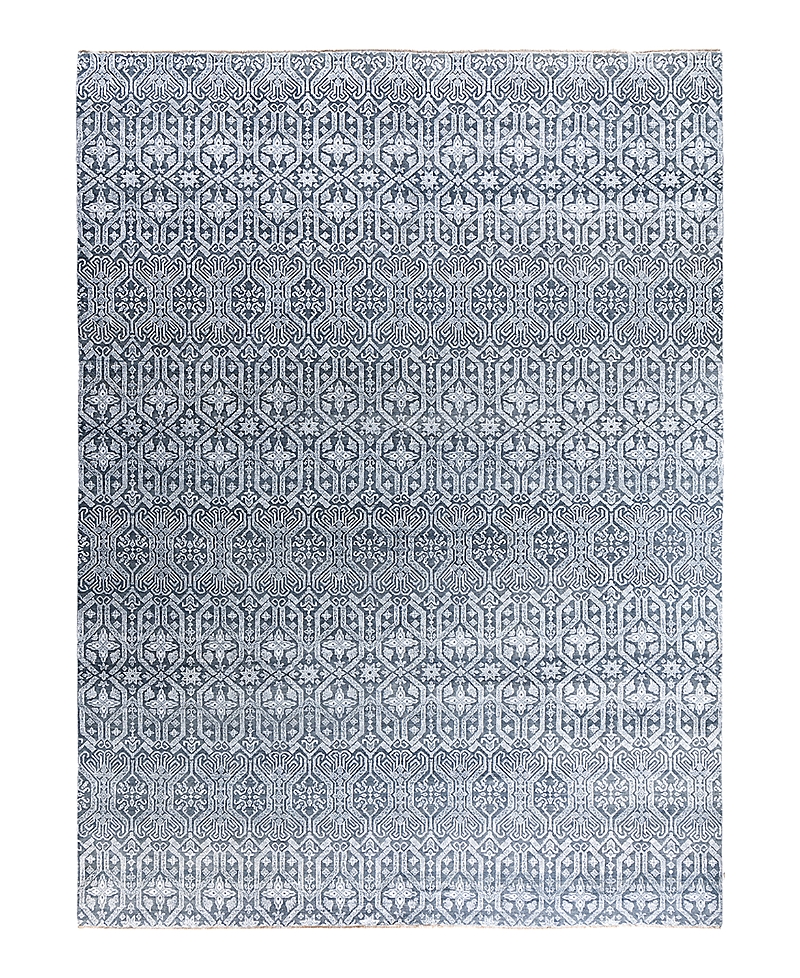 Bloomingdale's Indo Ikat M7184 Area Rug, 9'1 X 12'3 In Gray