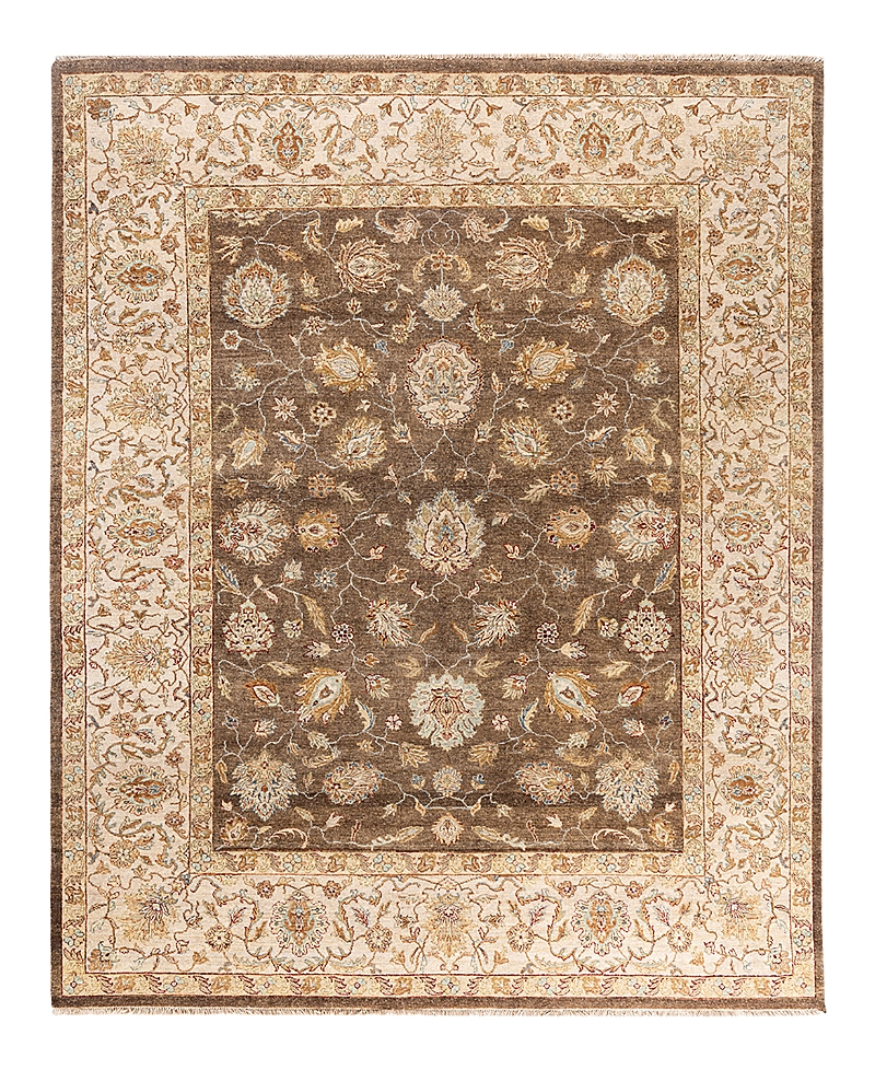 Bloomingdale's Indo Oushak M6149 Area Rug, 8'2 X 9'9 In Green