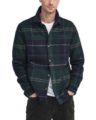 Barbour Chapter Check Tailored Fit Button Down Overshirt