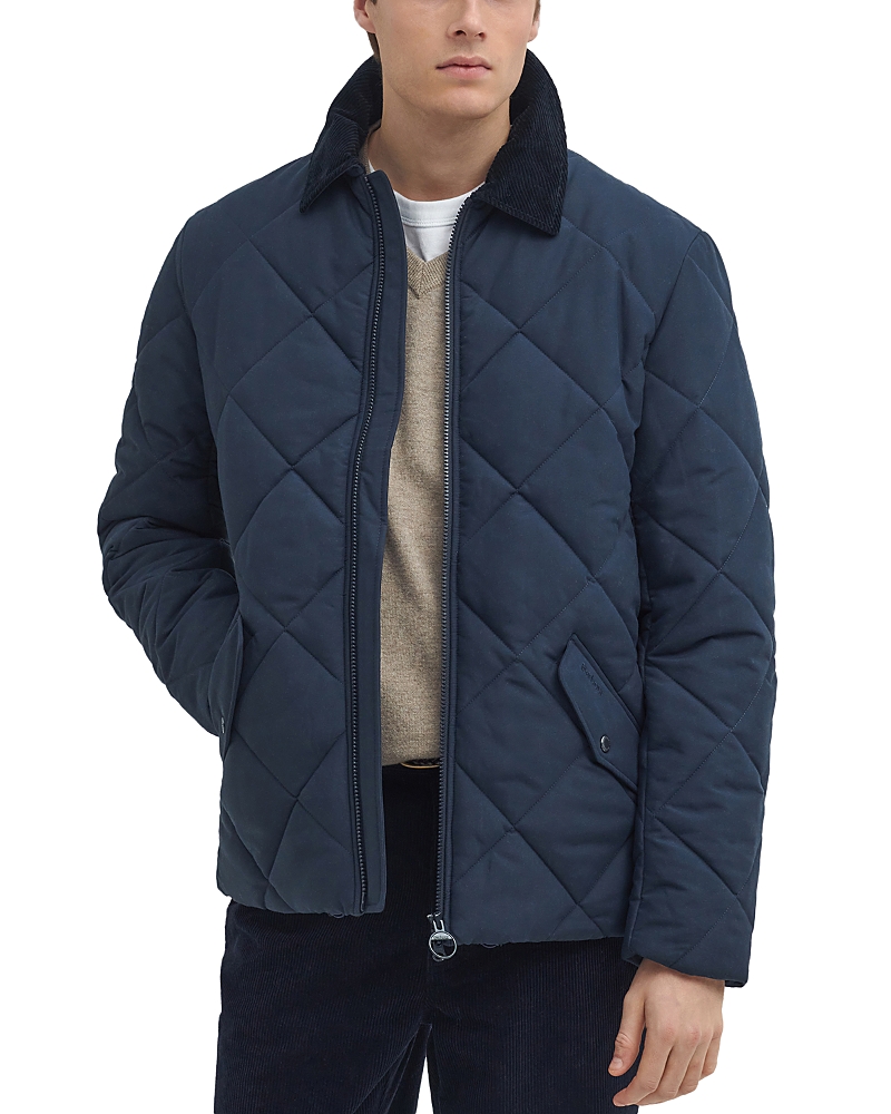 Barbour City Chelsea Quilted Jacket In Navy