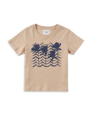 SOL ANGELES - Unisex Marlow Cotton Wavy Palms Graphic Tee - Little Kid, Big Kid