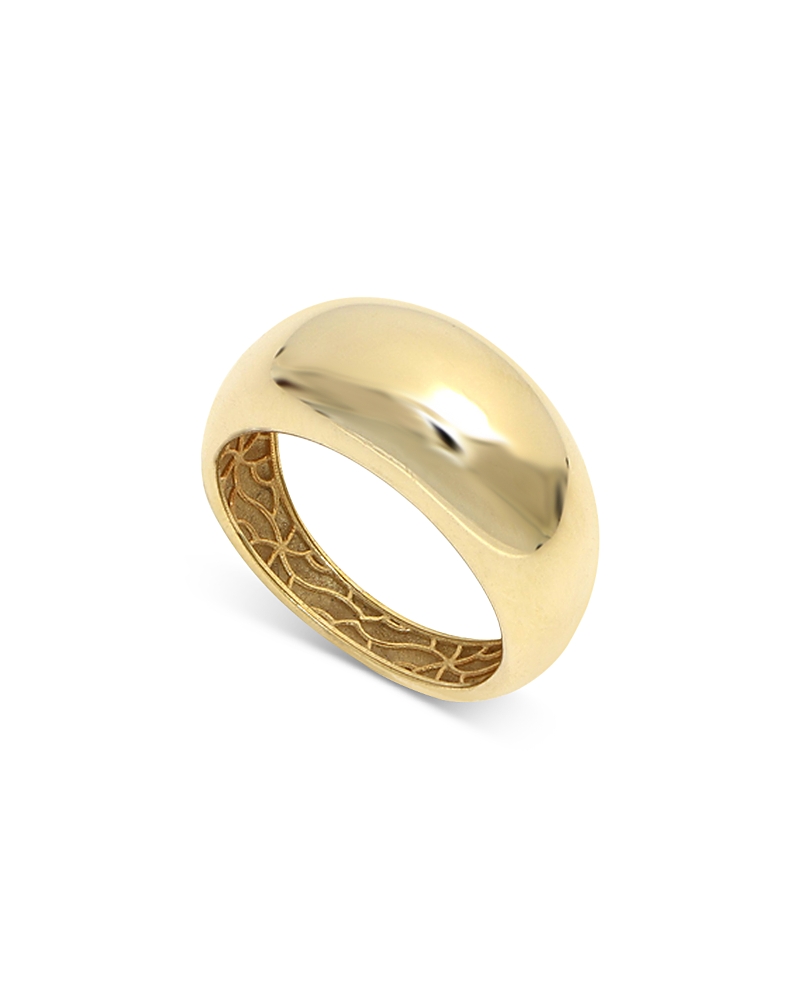 Bloomingdale's Fine Collection 14k Yellow Gold Domed Mirror Ring - Exclusive In Gold