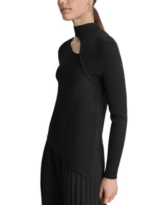 Asymmetrical Cutout Sweater