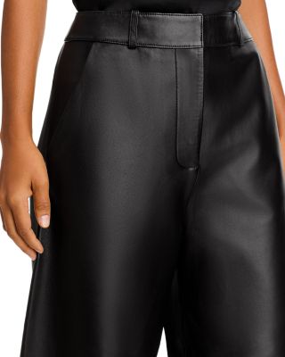 High Waist Leather Balloon Pants 