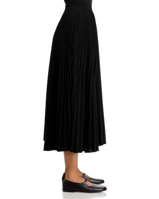 Pleated Midi Skirt