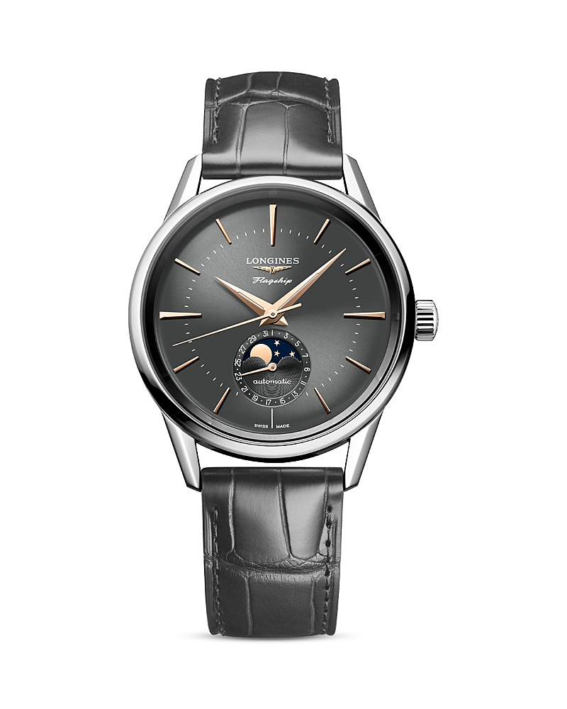 Longines Heritage Classic Watch, 38.5mm In Black