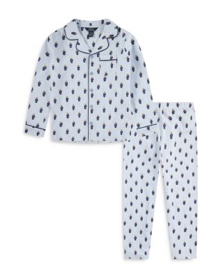 Polo Ralph Lauren - Boy's Polo Bear Stripe Pajama Set - Big Kid