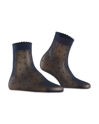 Sheer Dot Ankle Socks