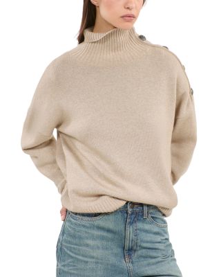 The Kooples Rib Knit Turtleneck Sweater