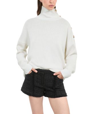 The Kooples Rib Knit Turtleneck Sweater