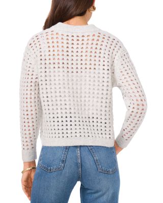 Crewneck Cardigan Sweater