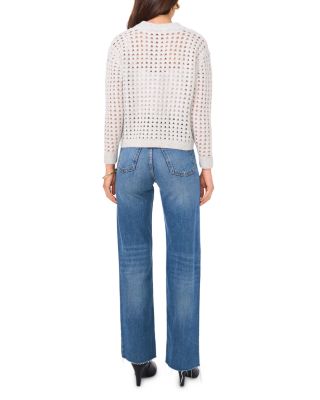 Crewneck Cardigan Sweater