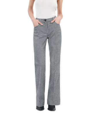 The Kooples Vichy Check Bootcut Pants