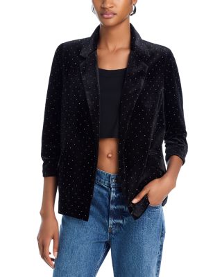 AQUA - Studded Velvet Blazer - Exclusive