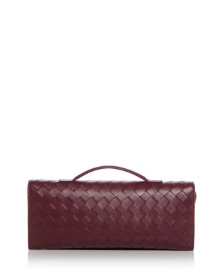 Andiamo Intrecciato Leather Clutch