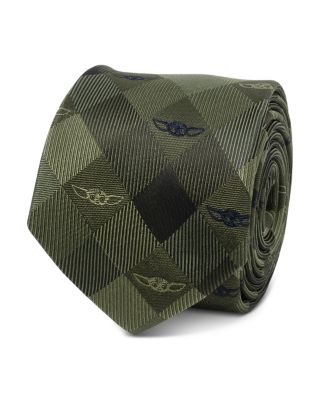 Cufflinks Inc - Grogu Plaid Silk Tie