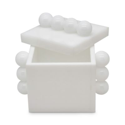 Lucite Bubble Design Box with Lid