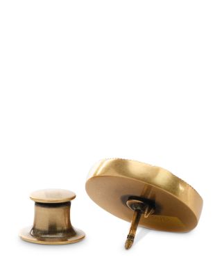 Infinity Stones Antique Gold Tone Lapel Pin