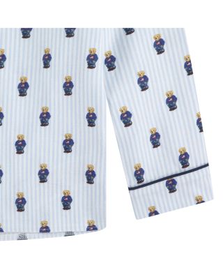 Boy's Polo Bear Stripe Pajama Set - Big Kid