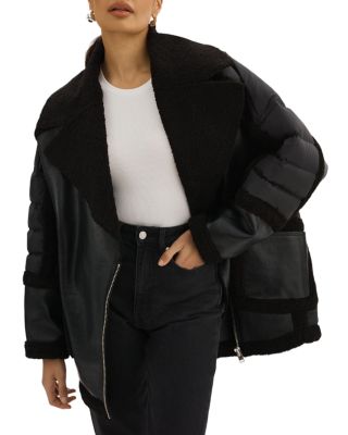 LAMARQUE - Lisa Mixed Media Puffer Jacket