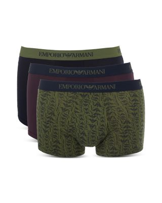 Emporio Armani Pure Cotton Trunks, Pack of 3