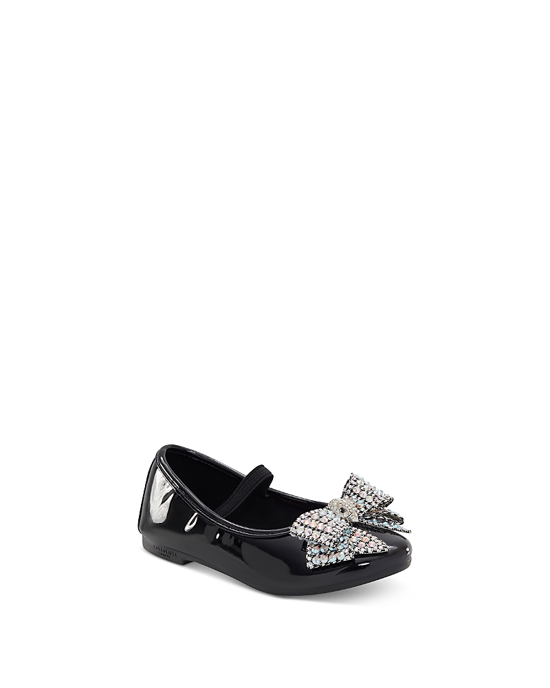 KURT GEIGER GIRLS' MINI KENSINGTON BALLERINA FLATS - TODDLER