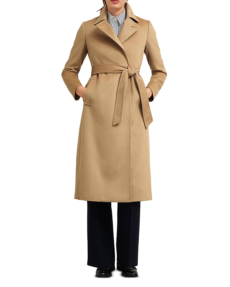 Hobbs London Petite Livia Wool Coat In Hobbs Camel
